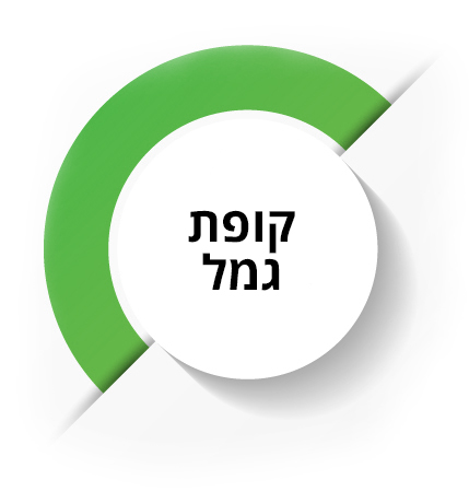 עיגול דקורטיבי שבתוכו הכותרת: קופת גמל